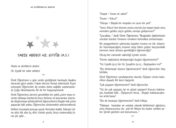 Hz.Eyüp'ten Hz.Musa'ya-Çocuklar İçin Peygamber Öyküleri 3 - Görsel 2