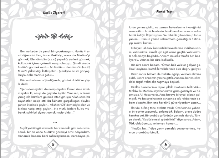 Kudüs ve Mescid-i Aksa’yı anlatan 9+ yaş çocuklara yönelik manevi hikâye kitabı