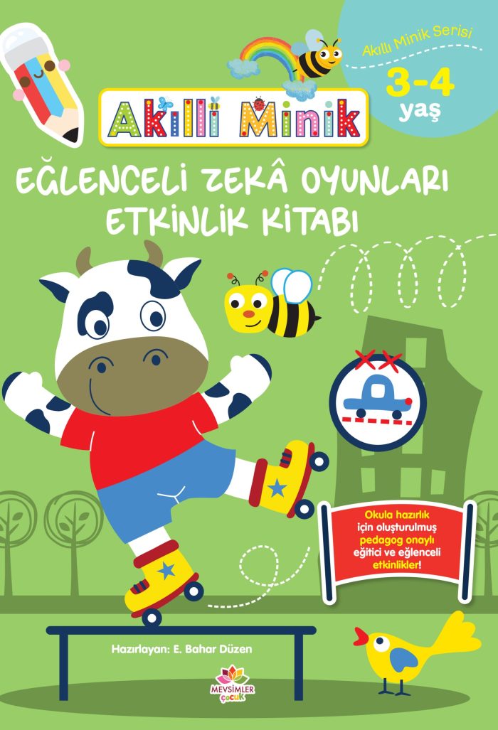 Akıllı Minik: Zeka Oyunları Kitabı 3-4 Yaş - Görsel 1