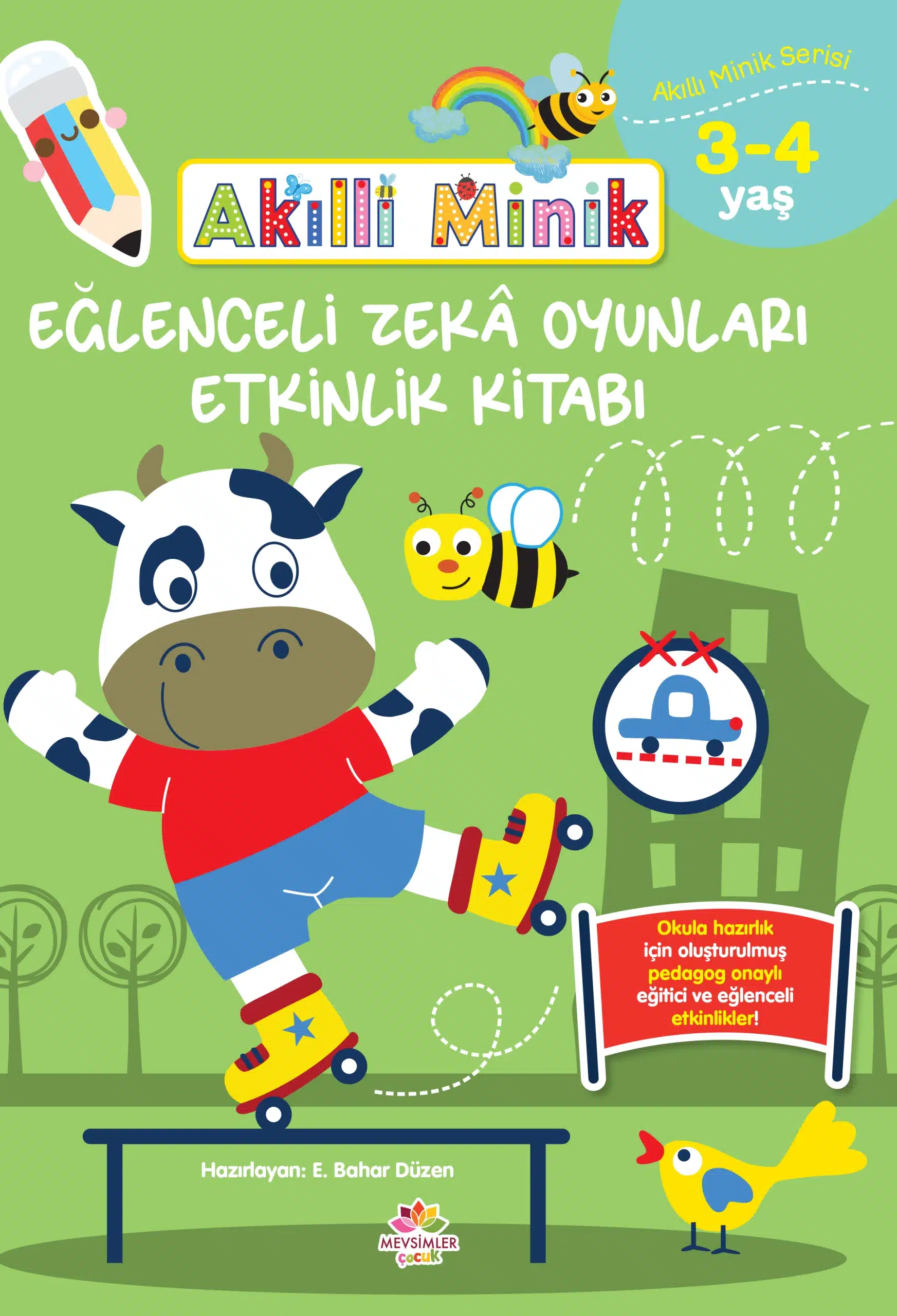 akilli-minik-eglenceli-zeka-oyunlari Akıllı Minik: Zeka Oyunları Kitabı 3-4 Yaş - Görsel 1