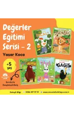 Değerler Eğitimi Serisi 5 Kitap kitap seti - okul öncesi çocuklar için eğitici ve değer odaklı içerikler sunar.