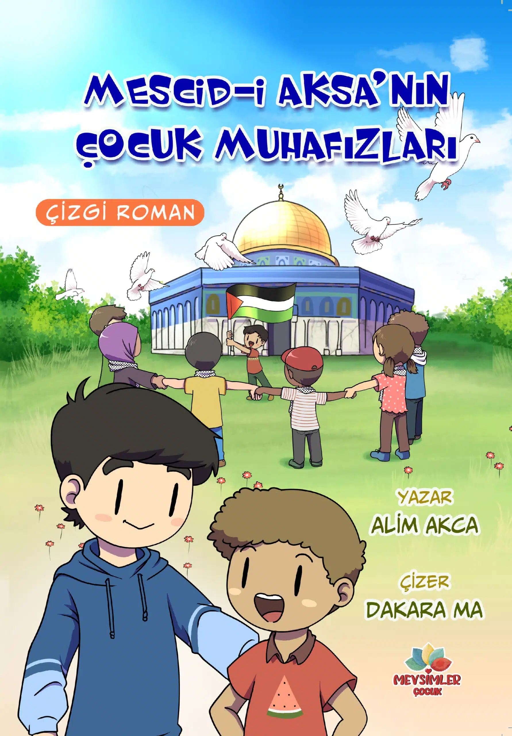 Mescid-i Aksa’nın Çocuk Muhafızları – Kudüs Bilinci ve Cesaret Üzerine Çocuk Hikâyesi Mescid-i Aksa’yı korumaya çalışan çocukların cesaret ve Kudüs sevgisi dolu hikâyesini anlatan resimli çocuk kitabı