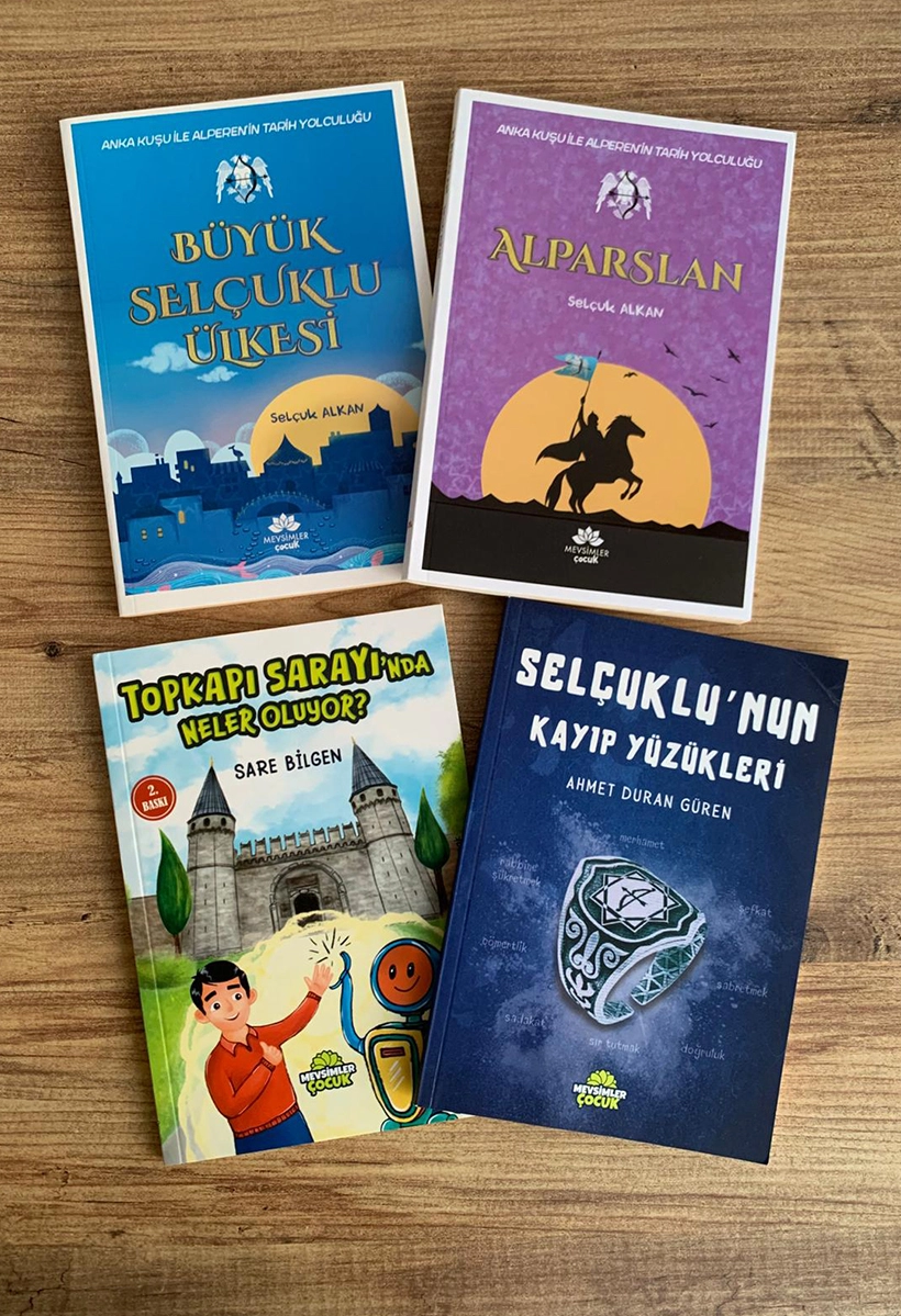 Mevsimler Çocuk Tarih Serisi | 4 Kitap Tarihi eğlenceli hikâyelerle anlatan 4 kitaplık Mevsimler Çocuk Tarih Serisi
