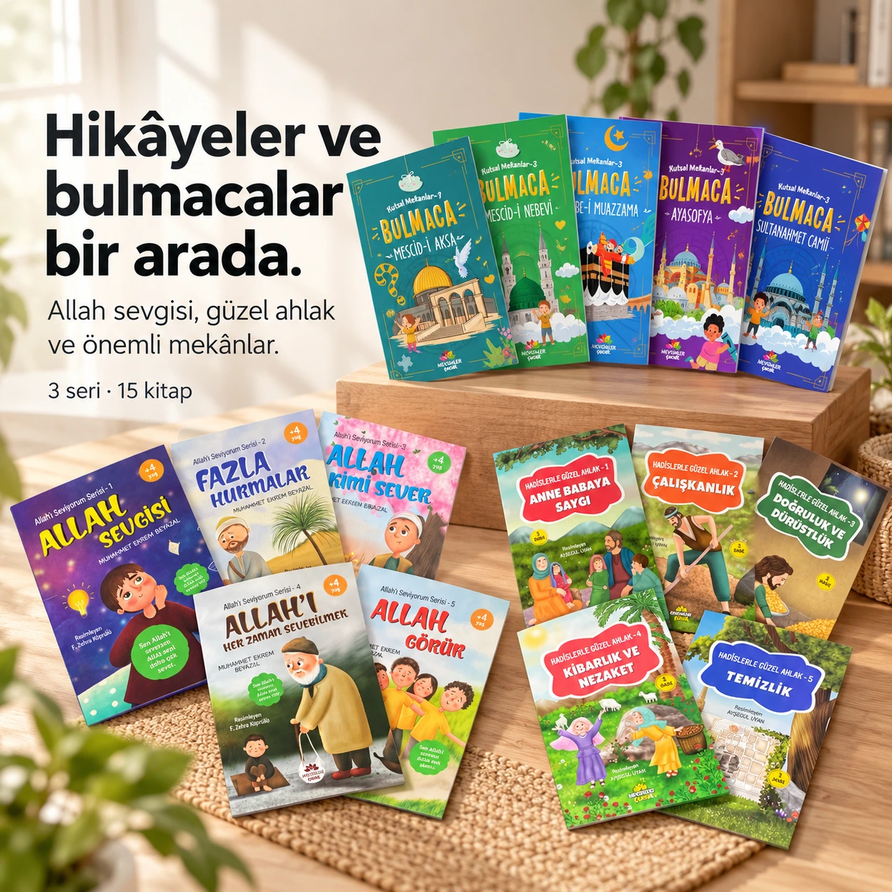 allah-sevgisi-guzel-ahlak-bulmacalar-seti Allah Sevgisi, Güzel Ahlak ve Kutsal Mekânlar Seti – 15 Kitap - Görsel 1