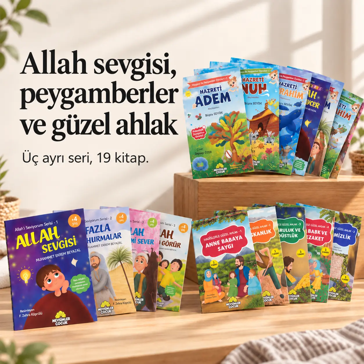 allah-sevgisi-guzel-ahlak-serisi Allah Sevgisi, Peygamberler ve Güzel Ahlak Seti – 19 Kitap - Görsel 1